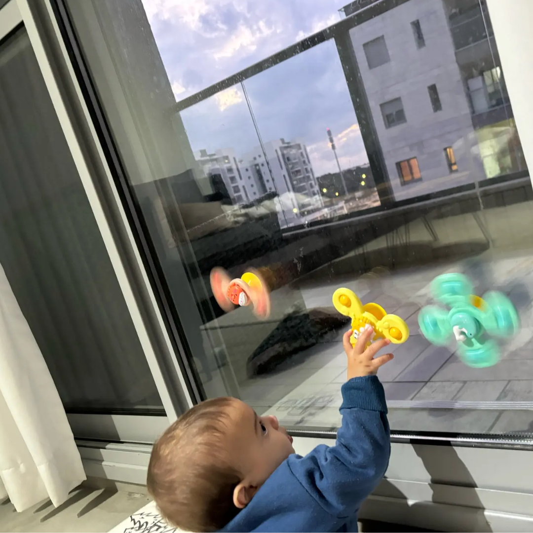 Enhancing Developmental Fun: Exploring Baby Fidget Suction Spin Toys