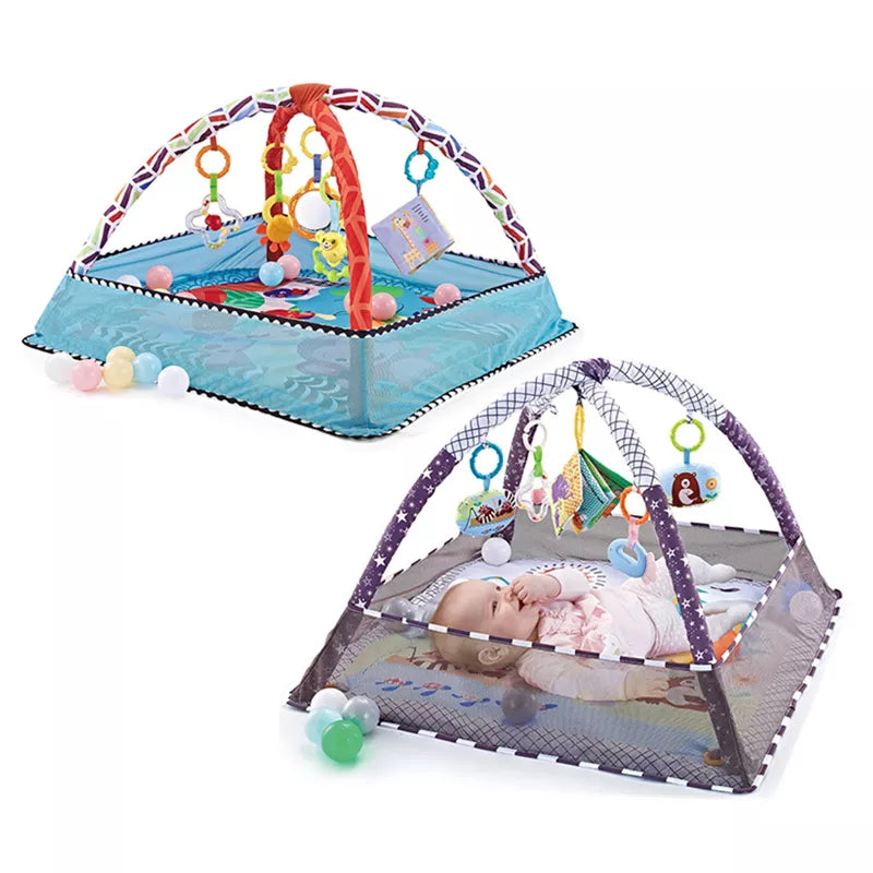 Baby Playmat with Toy Rattles