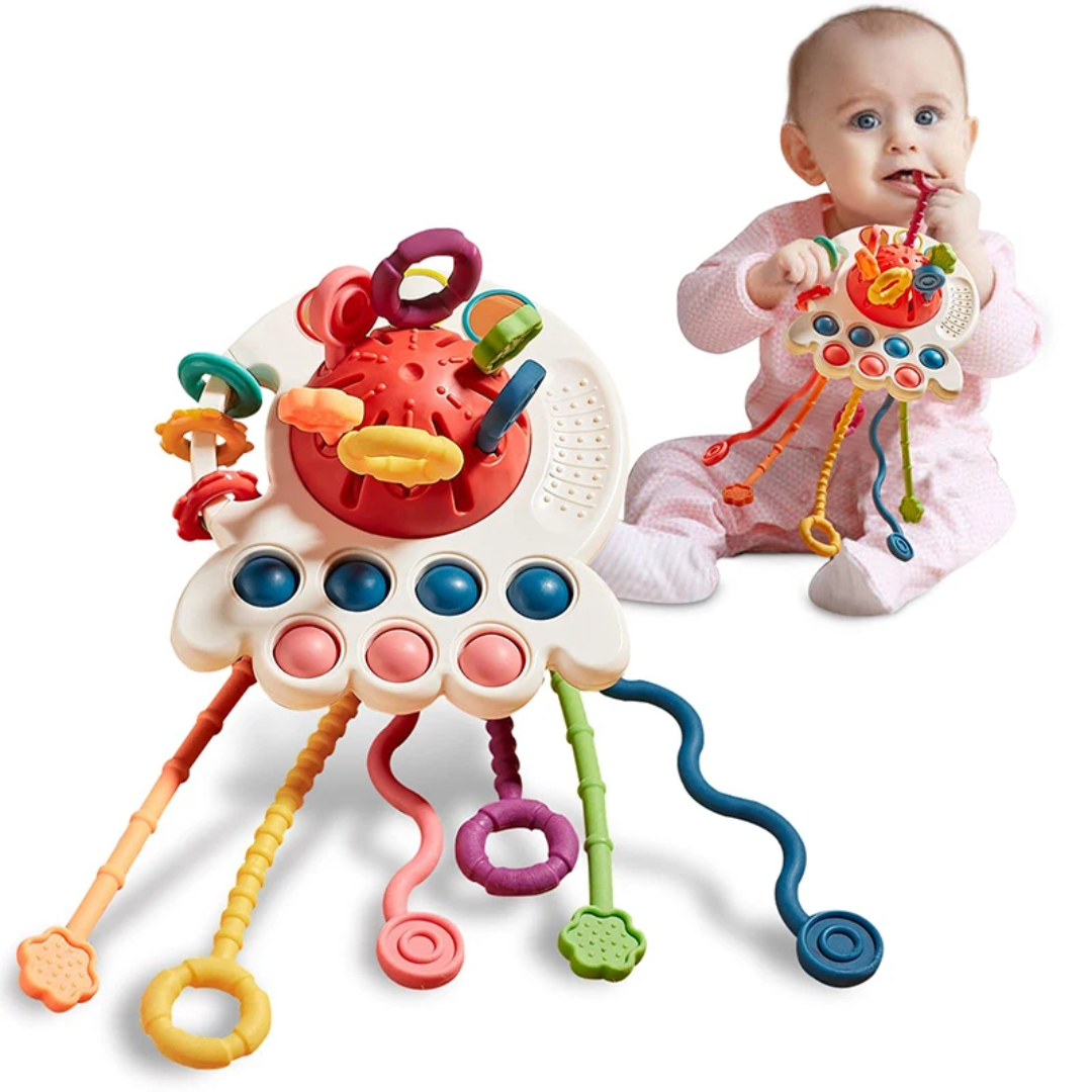 Baby Sensory Early Development Pull String Activity Toy Baby Explores