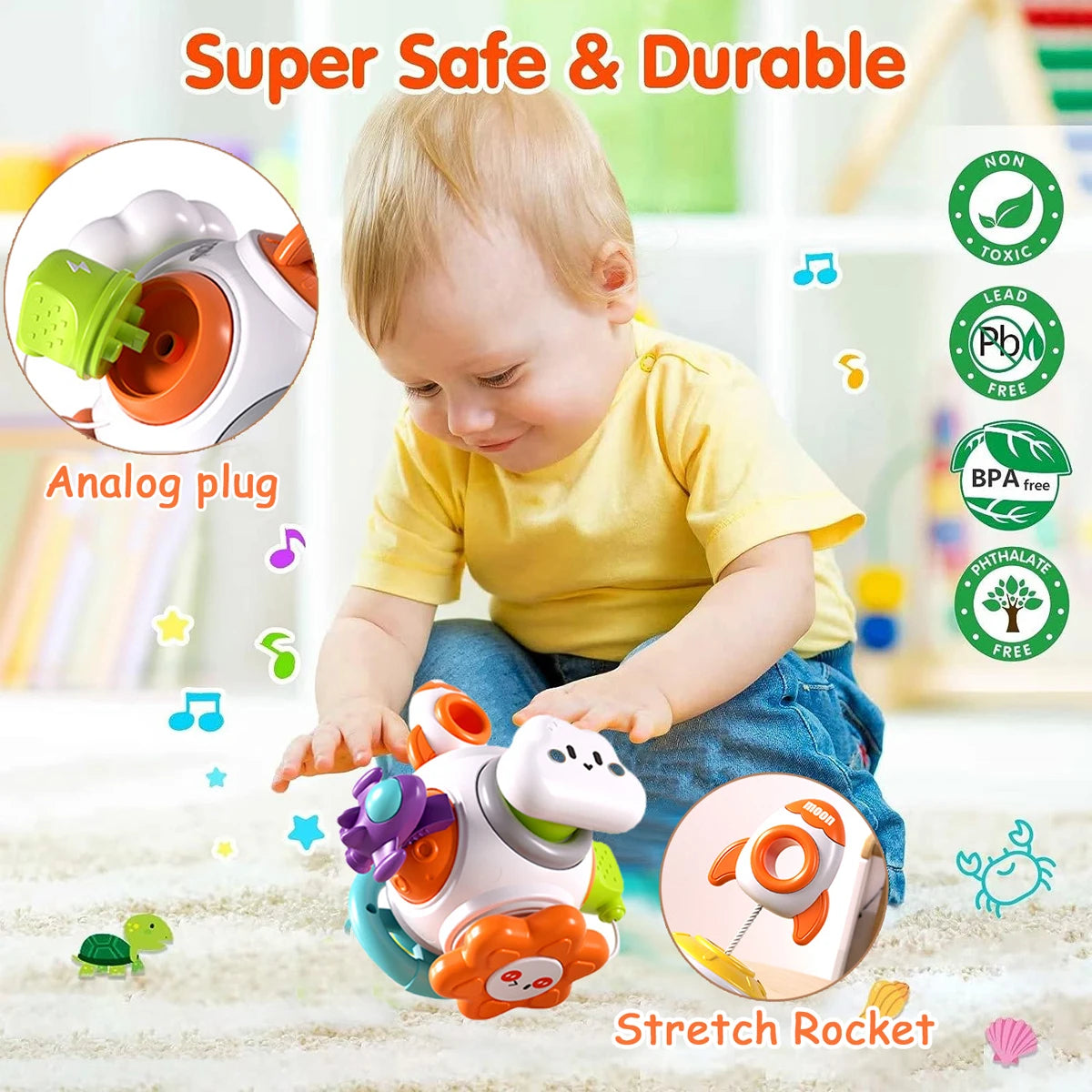 Montessori Toy Educational Learning Busy Cube Hand-on Ability Training Lock Box Fine Motor Skill Development Cube Toy for Kids Baby Explores