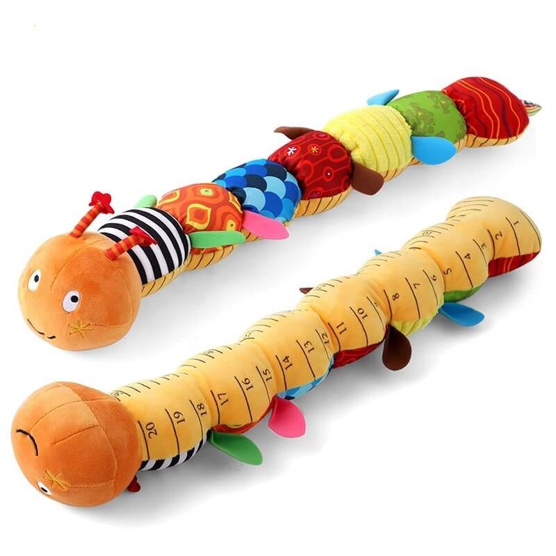 Baby Sensory Educational Plush Soft Toy Rattle Caterpillar