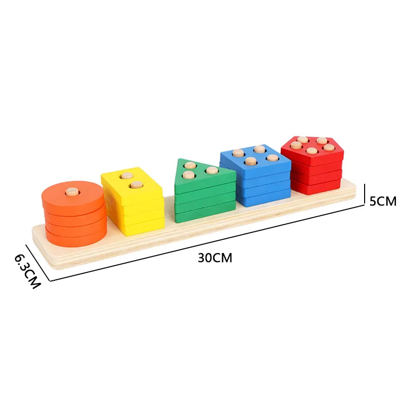 Wooden Sorting Stacking Toy