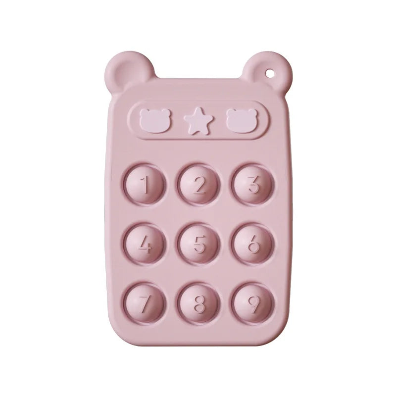 Silicone Phone Press Teether