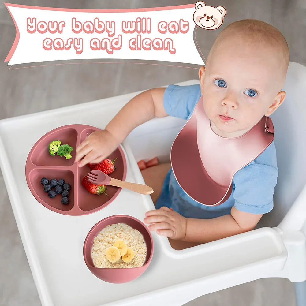 Baby Weaning Silicone Set