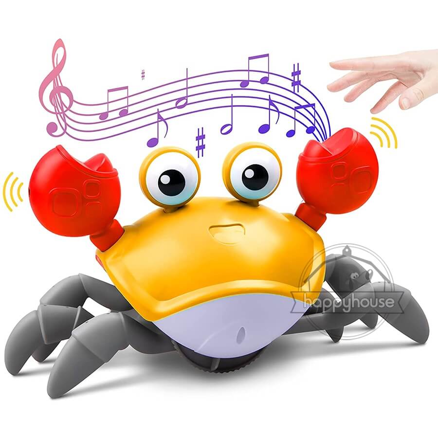 Crawling Crab Toy with Music LED Light Up
