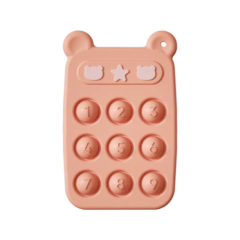 Silicone Phone Press Teether