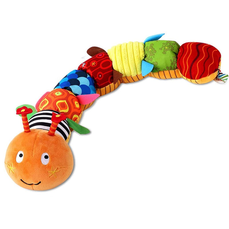 Baby Sensory Educational Plush Soft Toy Rattle Caterpillar