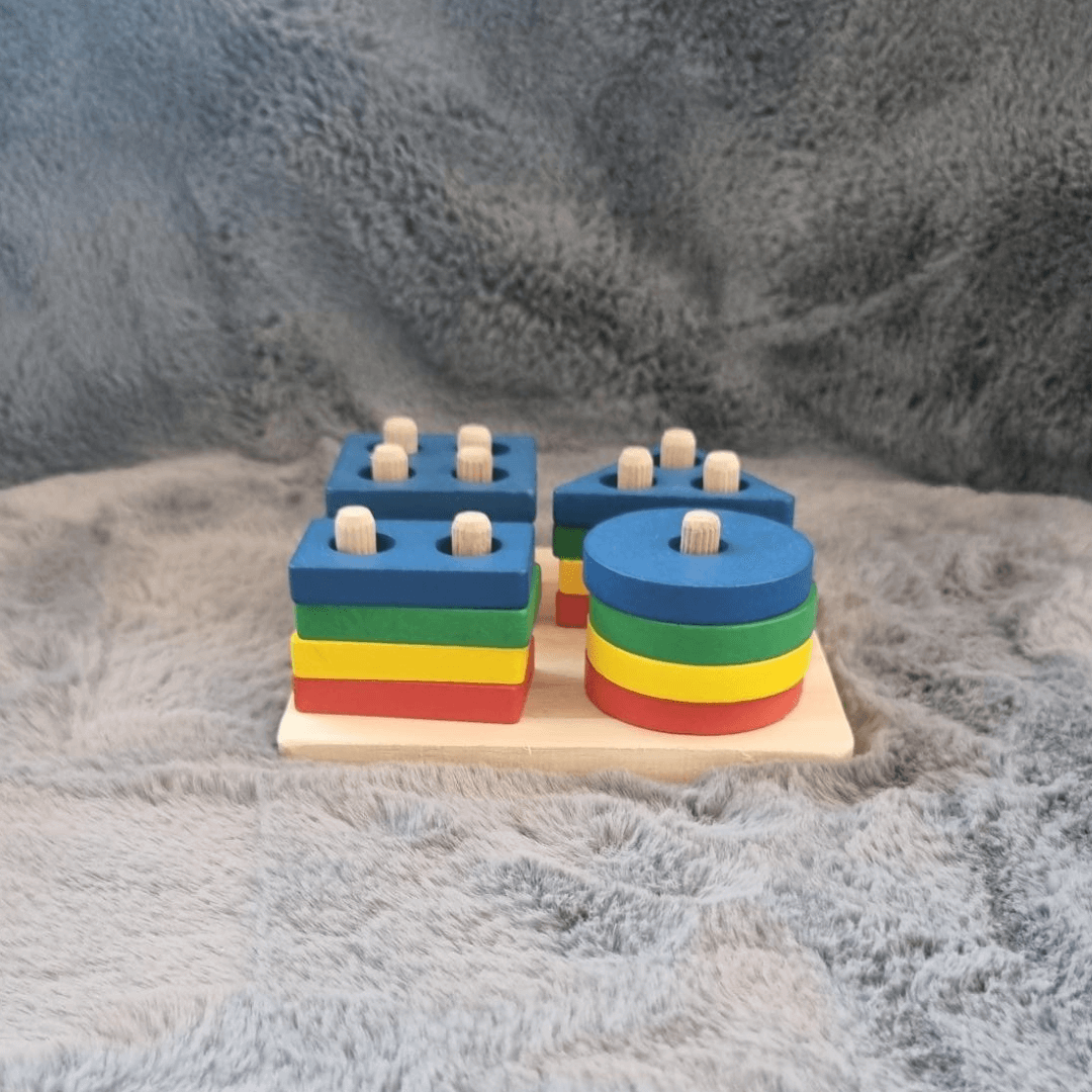 Wooden Square Stacking Toy