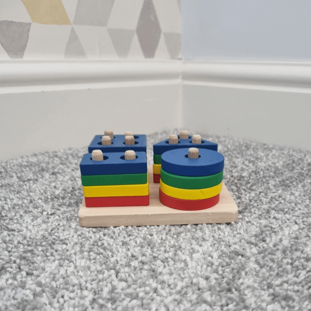 Wooden Square Stacking Toy