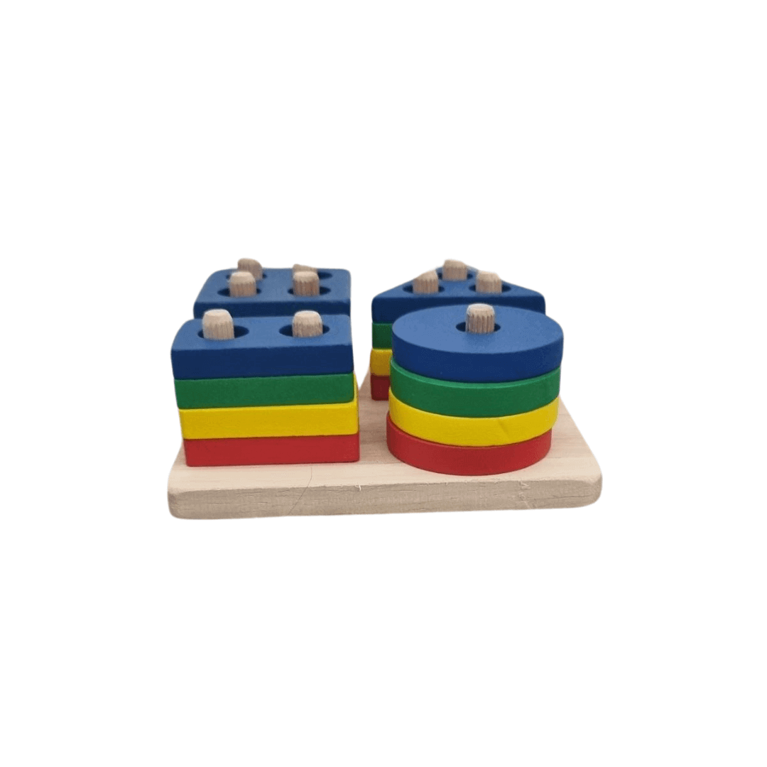 Wooden Square Stacking Toy