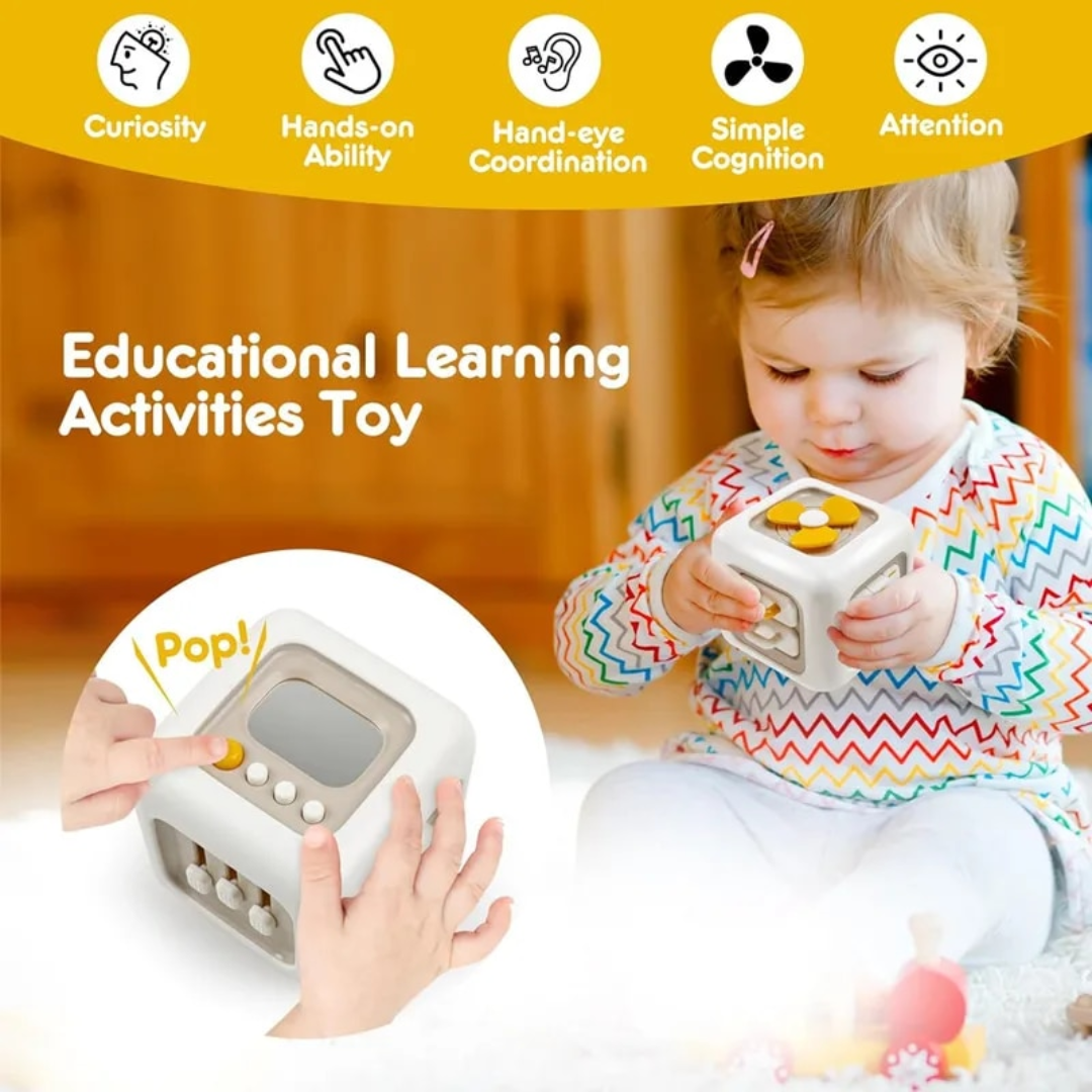 Sensory Educational 6 in 1 Busy Cube