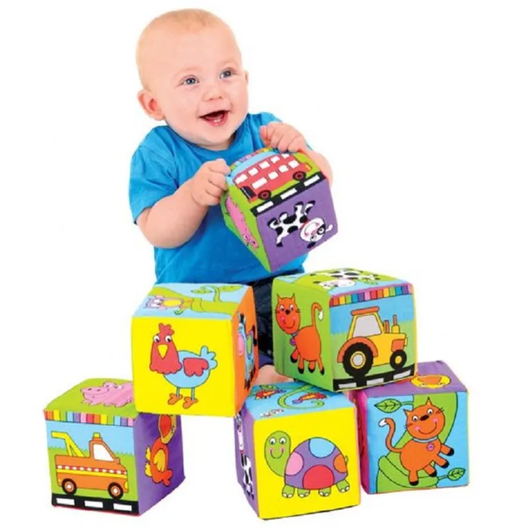Baby Sensory Soft Building Cubes - Baby Explores