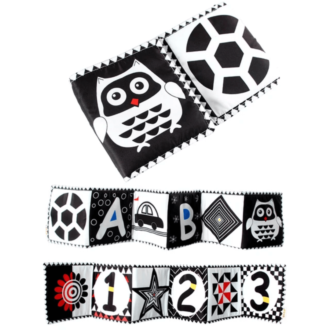 Baby Book Black and White Sensory Cloth Book Baby Explores