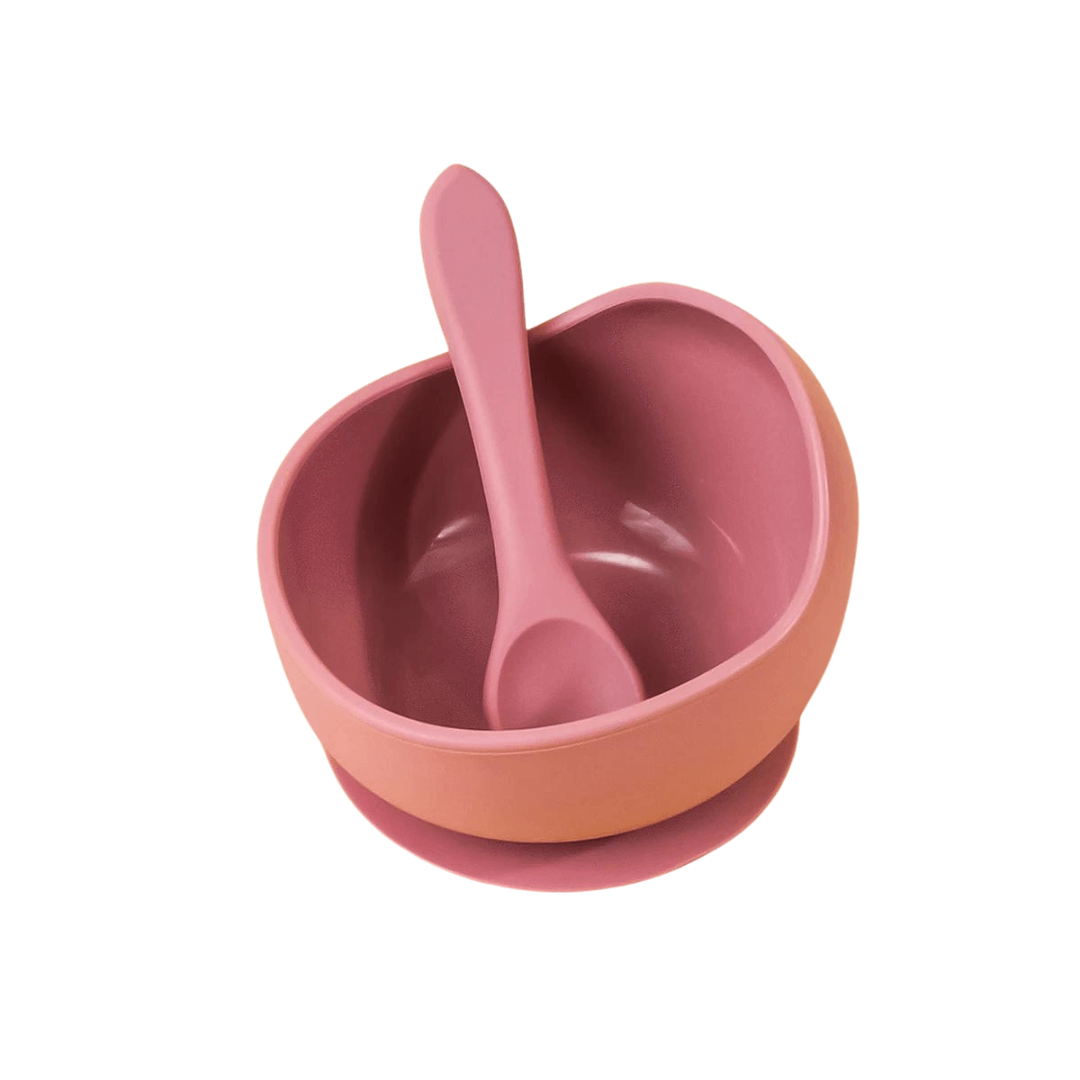 2PC Silicone Weaning Bowl Baby Explores