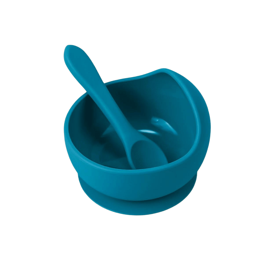 2PC Silicone Weaning Bowl Baby Explores