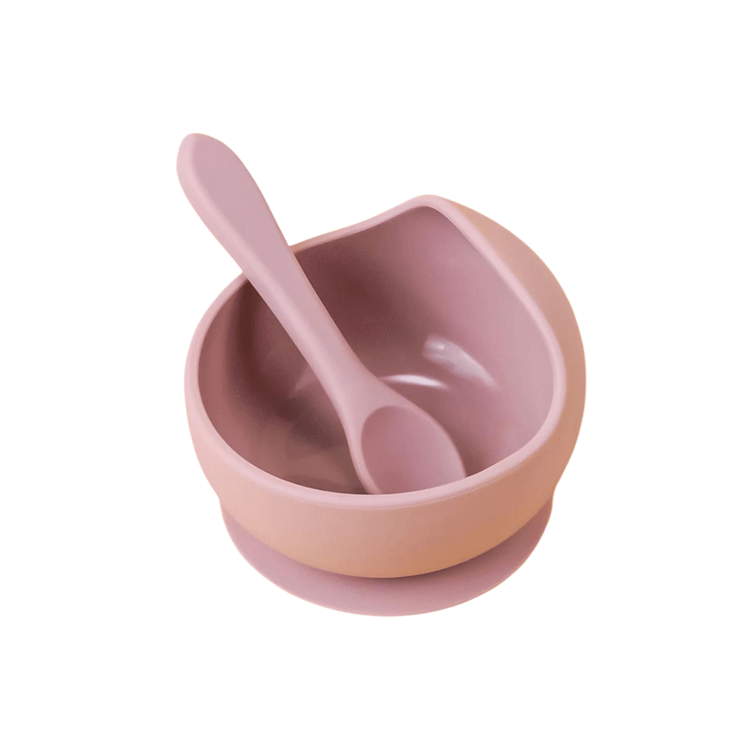 2PC Silicone Weaning Bowl Baby Explores