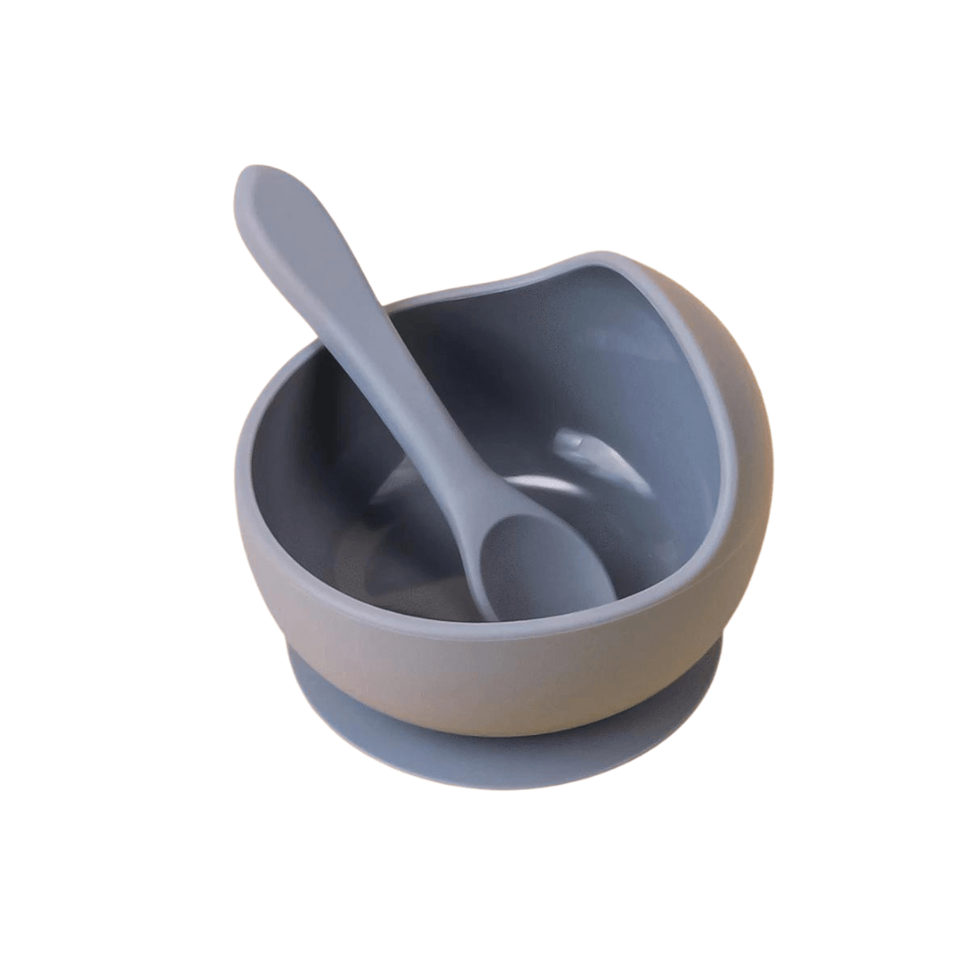 2PC Silicone Weaning Bowl Baby Explores