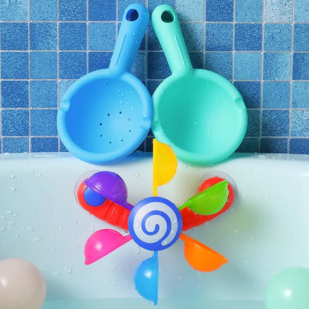 Colourful Waterwheel bath toy