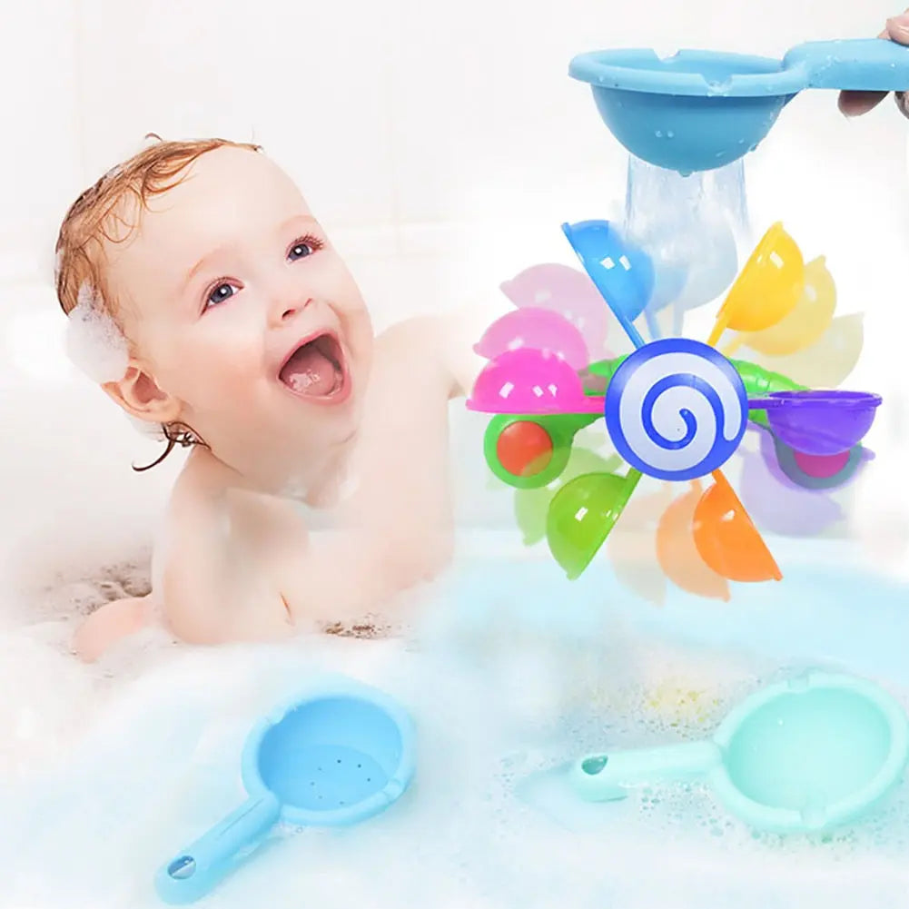 Colourful Waterwheel bath toy